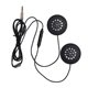 MP3 helmet earphones motorcycle wire-controlled earphones