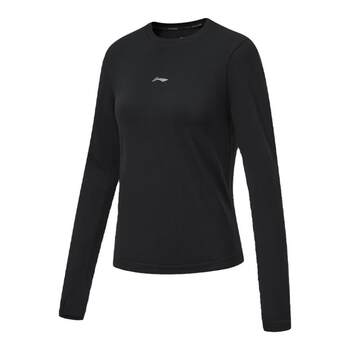 China Li Ning Women's Sports Quick-Drying Clothing New Running Training Series Running Fitness Long-Sleeved T-Shirt Atlt082