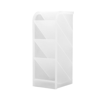 Transparent oblique pen holder matte simple storage box