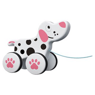 Mingta children's pull rope toy baby pull rope small trailer towing baby stroller birthday gift