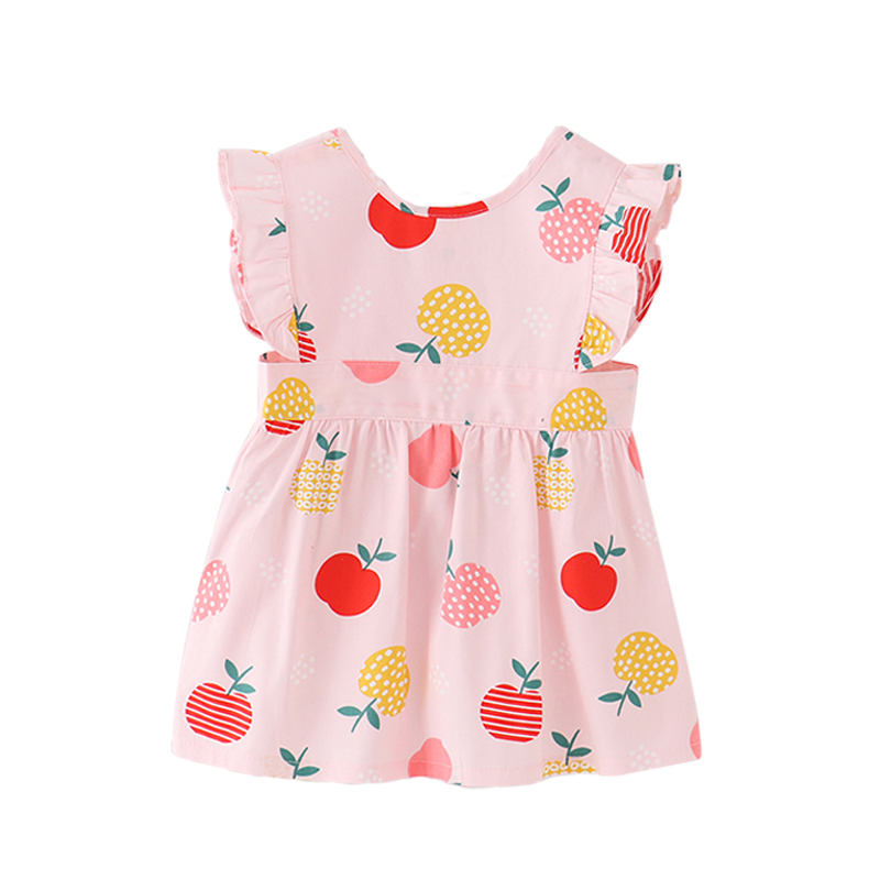 Princess dress summer thin sleeveless cotton reverse wear