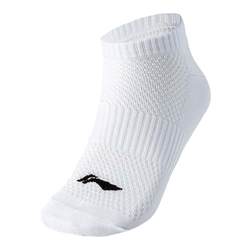 New Li Ning Socks ຜູ້ຊາຍ Summer Sweat-absorbent Socks ເຮືອສີຂາວ Socks ແມ່ຍິງຖົງຕີນຝ້າຍຫນາ ແລ່ນບ້ວງມືອາຊີບ