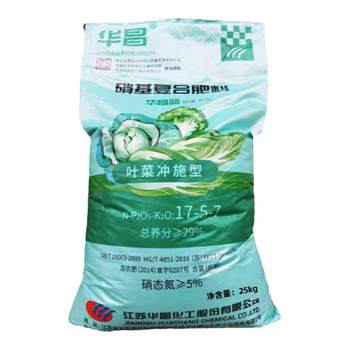 Special compound fertilizer for leafy vegetables, water-soluble fertilizer for fertilization