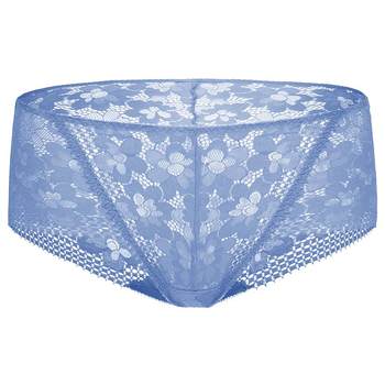 Hsia xiangyanghua full lace breathable mid-waist boxer pants