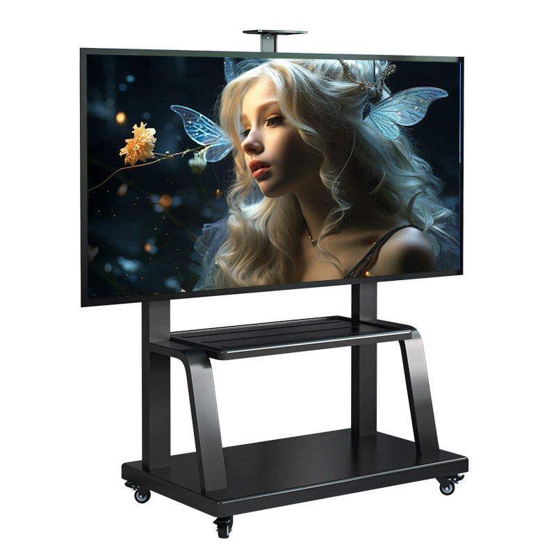 The mobile TV cart can lift 40-100 inches