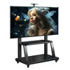 The mobile TV cart can lift 40-100 inches