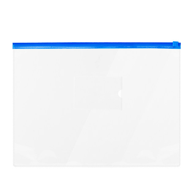 Large A3 file bag transparent waterproof zipper