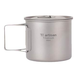 钛工匠户外钛杯纯钛水杯露营便携式茶杯咖啡杯子钛合金折叠马克杯