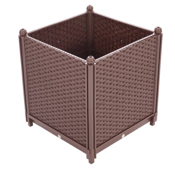 Planting box outdoor flower potຜັກ pot plastic rectangular home indoor balcony planting flower box flower pot ຜັກ