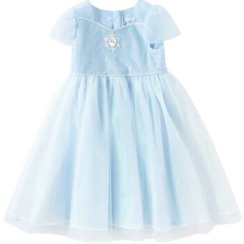 ເດັກຍິງ Balabala dress ເດັກນ້ອຍ Elsa princess dress ເດັກນ້ອຍ 2024 summer ເຄື່ອງນຸ່ງເດັກນ້ອຍໃຫມ່