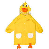 Childrens raincoat boy waterproof dinosaur baby raincoat cartoon schoolbag bit raincoat kindergarten student raincoat girl