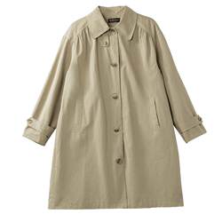 Boucherie trench coat ຄົນອັບເດດ: ຂອງແມ່ຍິງ temperament ກາງ-ຍາວແບບອັງກິດ 2024 ພາກຮຽນ spring ເສື້ອຄຸມຝ້າຍສີແຂງໃຫມ່