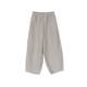 2026 commuting three-season high-count linen rain dew linen elastic waist loose nine-point pants casual carrot pants for women