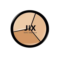 (Self-operated) JIX naturally covers facial blemishes acne marks tear troughs brightening concealer palette three-color concealer 15g