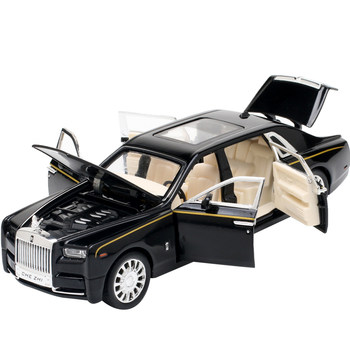 1:24 Rolls-Royce Phantom Alloy Model Car Children's Alloy Toy Car Gift Ornament Simulation Car Model