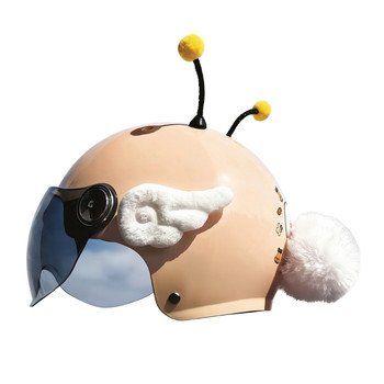 Funny and interesting helmet bee decoration stickers