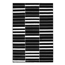 (Self-operated) comicomi black and white living room carpet study room bedroom cloakroom minimalist coffee table study bedside blanket