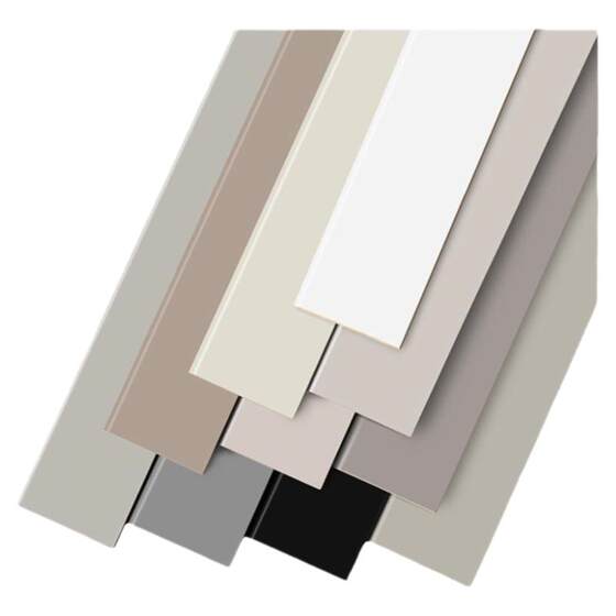 Minimalist cream style waterproof painted solid wood skirting