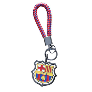 【官方正版】巴塞罗那俱乐部｜巴萨队徽旋转钥匙扣球迷周边挂件