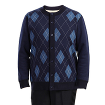 Hengyuan Xiangcai lamb velvet thermal underwear for men thickened and velvet suits elderly cardigans cold-proof tops for women