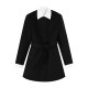 Woolen coat women's retro temperament top