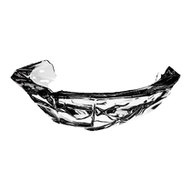 Czech imported BOHEMIA crystal glass European-style creative ashtray office ashtray coffee table gift ornaments