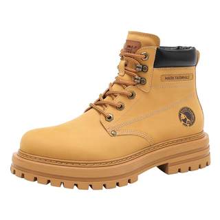 Рабочие ботинки mark huafei, сапоги из ревеня, износостойкие в британском стиле