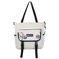 Oblique Satchel garçon décole secondaire garçon supplémentaire Boy Canvas Bag Carry Bag simple épaule école primaire lycéenne Tutoriel Handbag