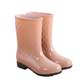 Mid-tube rain boots for women, all-season fashionable rain boots