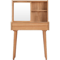 Lins home Nordic full solid wood desk comb dressing table integrated bedroom 2023 new makeup table Lins wood industry