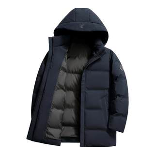雪中飞2025冬新款男士短款羽绒服商务时尚休闲深色百搭舒适外套S