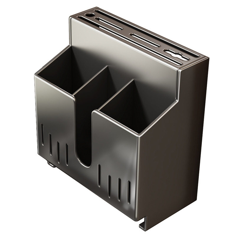 Knife and chopstick basket multifunctional punch-free knife holder chopstick barrel
