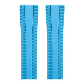 Universal fluororubber watch strap suitable for breitling, hamilton, seiko, longines, mido, tissot, citizen