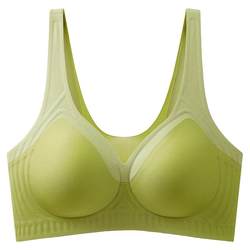 Seamless underwear for women with small breasts, push-up anti-sagging bra, soft support, one-piece, wire-free fixed cup bra