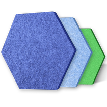 Hexagonal polyester fiber sound-absorbing board felt board kindergarten self-adhesive wall sticker wall decoration background wall piano room