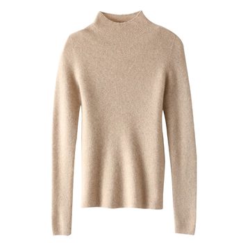 100% pure cashmere sweater women's new autumn and winter style