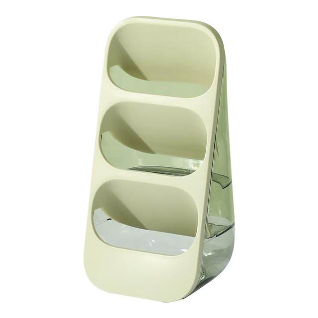 Transparent oblique pen holder large capacity students and children