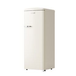 Euna/Younuo BC-219RHF home living room Creative refrigerated single-door large-capacity retro refrigerator