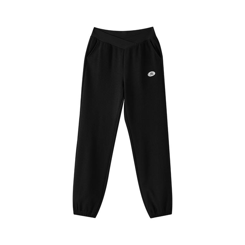 Manxi Maternity Cross Waist Tie-Leg Casual Sweatpants
