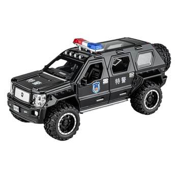 Large 124 george patton police car alloy toy car