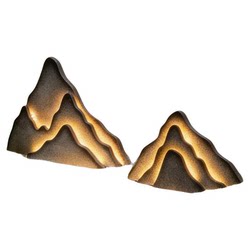 High-End Simulated Luminous Stone Atmosphere Decoration Landscaping Ornaments Indoor Landscape Fiberglass Rockery Floor Props