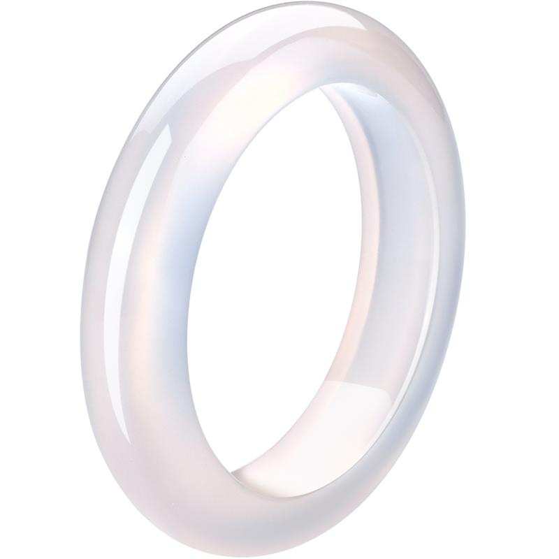 Mengjinyuan natural lychee jelly chalcedony ring