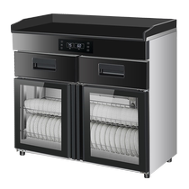 Commercial tea disinfection cupboard vertical marble with drawers restaurant sideboard cabinet teacup cleaning sideboard