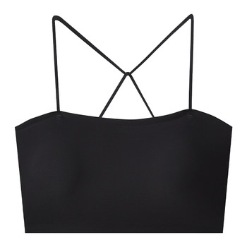 ຊັ້ນໃນຊັ້ນໃນ camisole ທີ່ສວຍງາມມີ pads ເຕົ້ານົມ underwear ຂອງແມ່ຍິງ bra seamless ໃຫມ່ທີ່ນິຍົມ summer ຮູບແບບບາງໆ.