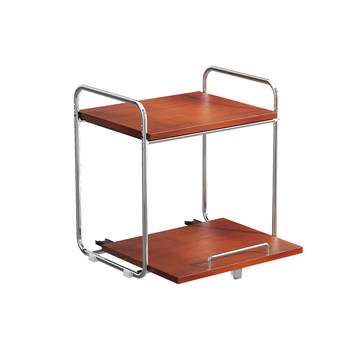 Asuan solid wood pull-out kitchen storage rack storage rack