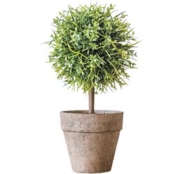 Simulated Plant Potted Bonsai Small Ornaments, Fake Flower Balls, Living Room Indoor Green Plant Decoration, Office Desk Decoration