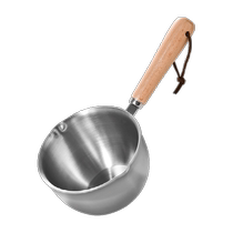 Kangbach oil pouring small pot 316L stainless steel oil burning hot oil pouring oil mini special pouring oil pot kitchen artifact