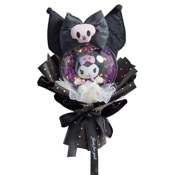 ງາມ Kulomi bouquet Sanrio doll doll ຂອງຂວັນວັນເກີດສໍາລັບແຟນແຟນສາວນ້ອຍ Valentine's Day
