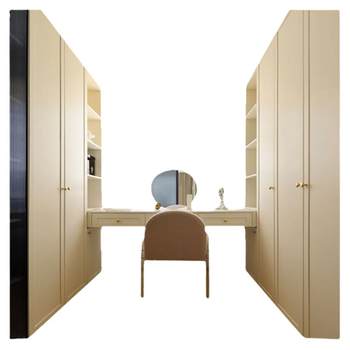 Whole house customized cloakroom wardrobe furniture source factory