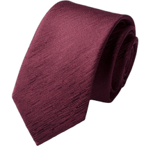 HLA Heilan House arrow-shaped tie 2024 new business stylish banquet style dark red pattern tie for men